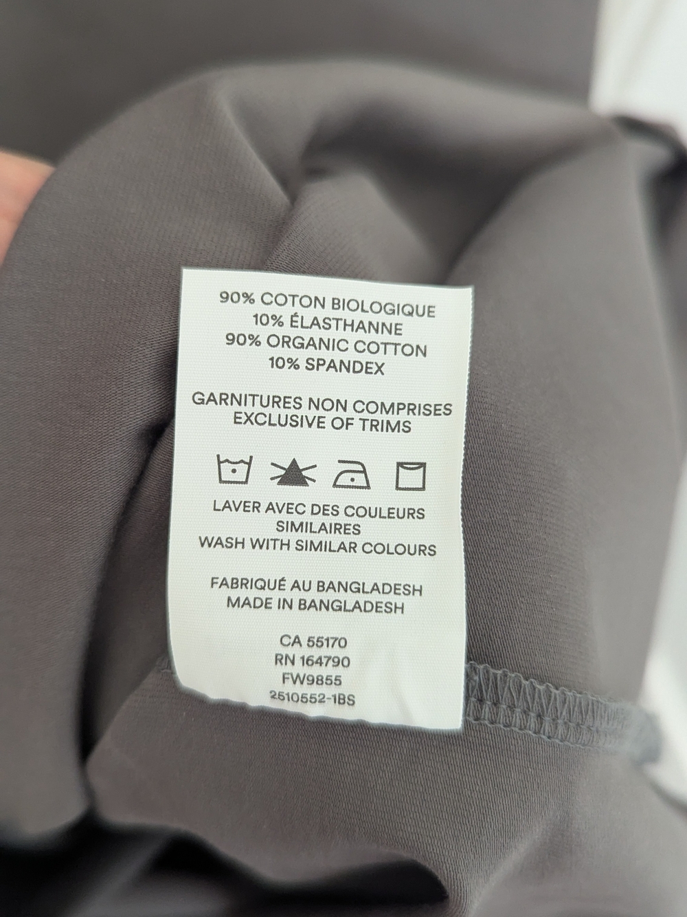 Frank & Oak Fitted Charcoal Gray Midi Dress - Picture 2 of 5